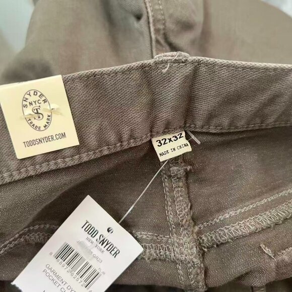 NWT Todd Snyder SLIM FIT 5-POCKET CHINO Denim Jeans Mens 32x32 MOSS - Picture 11 of 13